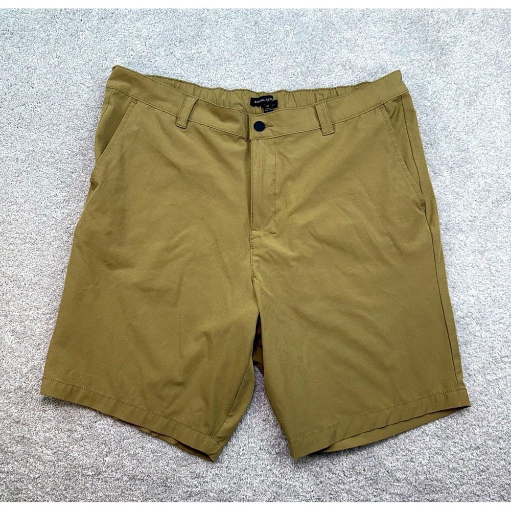 Banana Republic Mens Shorts 40 Brown Pull On Elastic Waist Performance Ripstop